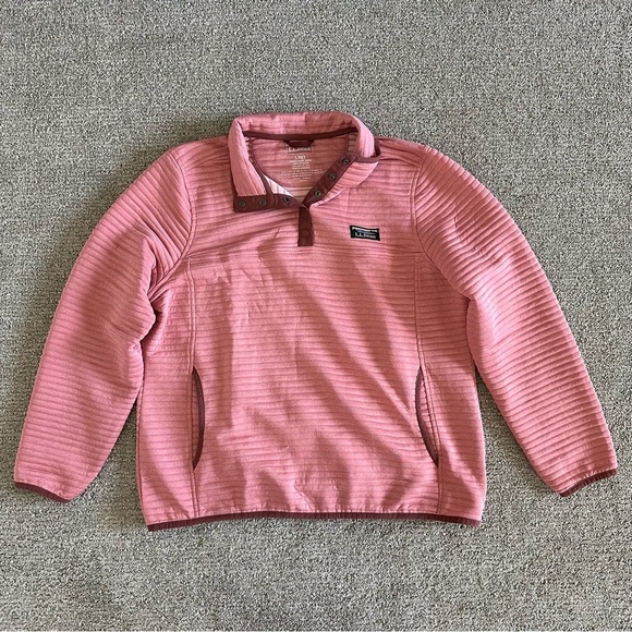 L.L. Bean Tops - LL Bean Airlight Knit Pullover Size Large Petite